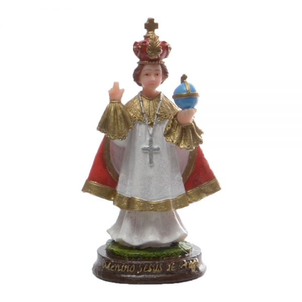 Menino Jesus De Praga 15Cm Em Resina