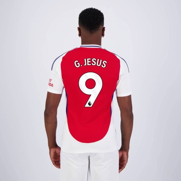 Camisa Adidas Arsenal Home 2025 9 G. Jesus