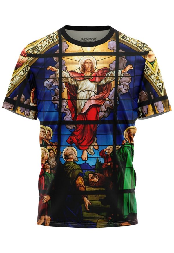 Camiseta Masculina Vitral Jesus